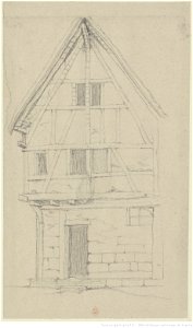 Meryon - Croquis de maisons de Bourges, btv1b550024717
