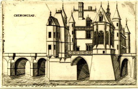Meryon - Château de Chenonceau, 1908,0616.66