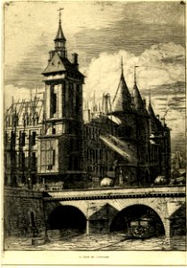 Meryon - La Tour d'Horloge, 1865,1209.652