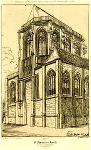 Meryon - Chevet de St. Martin-sur-Renelle, 1862,1011.724
