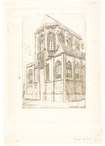 Meryon - The Apse of the Church of St Martin-sur-Renelle, Paris, 1909.257