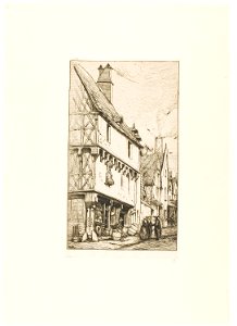 Meryon - An Old House at Bourges, 1938.1641