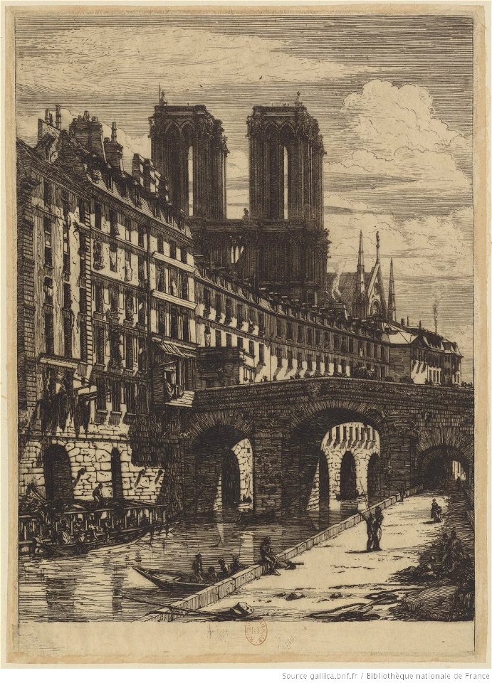 Meryon - Le petit pont, btv1b55002152q