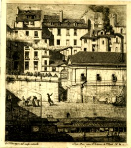 Meryon - Le Morgue, Paris (The mortuary), 1862,1011.707