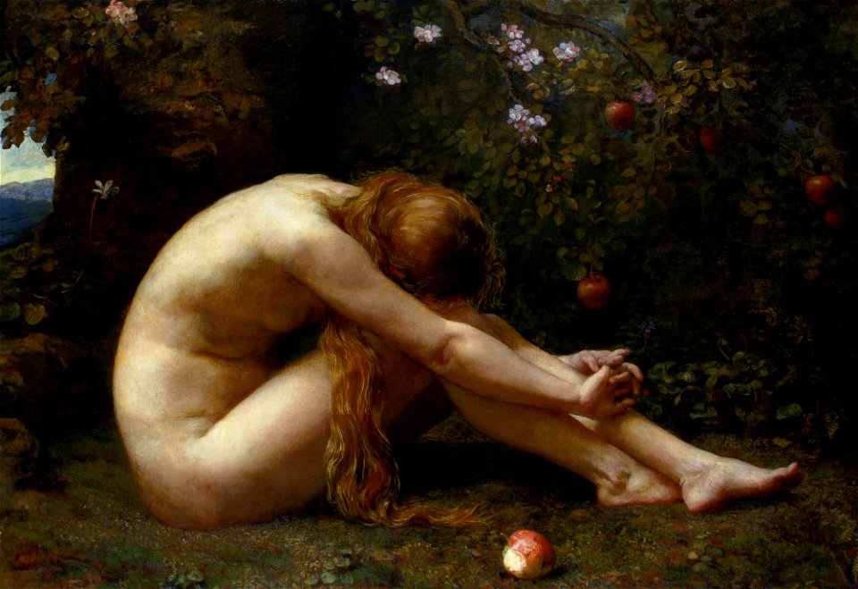 Merritt Anna Lea Eve 1885 Oil On Canvas-large