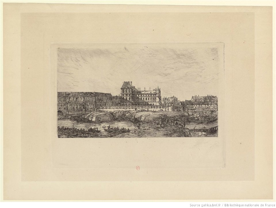 Meryon - L'ancien Louvre, btv1b55002176b