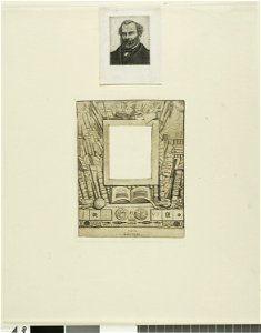 Meryon - Design for a Frame for the Portrait of Armand Guéraud, 1909.198