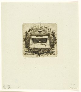 Meryon - Molière’s Tomb, Père-Lachaise Cemetery, Paris, 1909.186