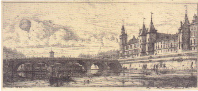 Meryon - Der Pont-au-Change - 1854