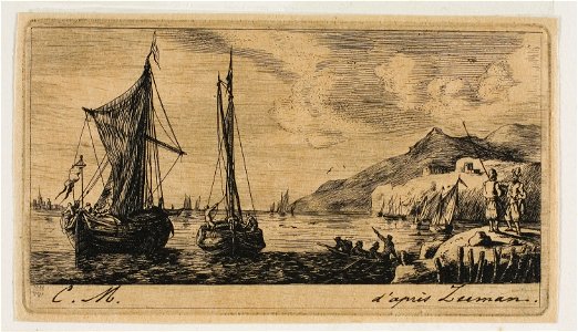 Meryon - Calais Boats in Vlissingen, 1909.214