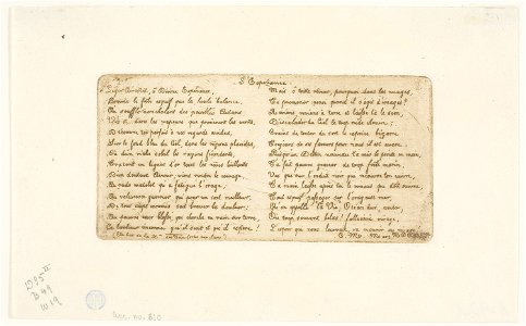 Meryon - L’Esperance (verse to accompany Pont-au-Change), 1909.233