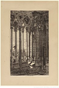 Meryon - La galerie Notre-Dame, 4e état, btv1b55001116h