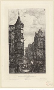Meryon - Tourelle rue de l'Ecole de médecine, 9ème état, btv1b550021893
