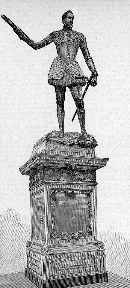 Messina – Monumento a Don Giovanni d’Austria (xilografia)
