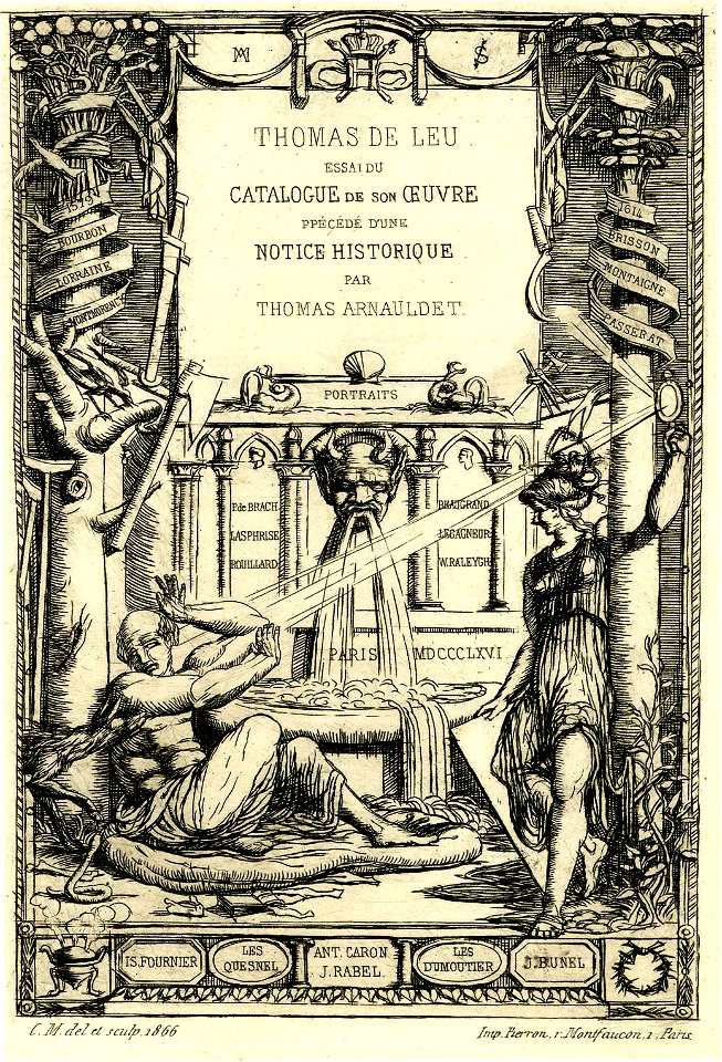 Meryon - Frontispice pour le catalogue de l'oeuvre de Thomas De Leu, 1876,0510.338