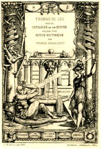 Meryon - Frontispice pour le catalogue de l'oeuvre de Thomas De Leu, 1876,0510.338