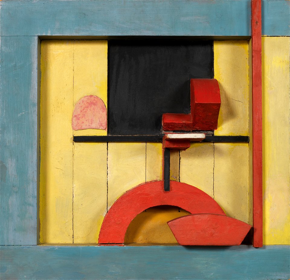 Merz 1925, 1. Relief in Blue Square 1925