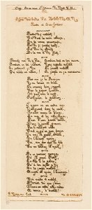 Meryon - Dedicatory Verses by Meryon to Reinier Nooms, Called Zeeman, 1909.234
