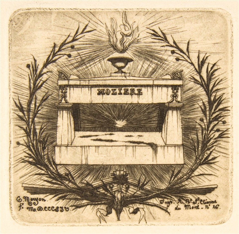 Meryon - Père Lachaise - Molière 02