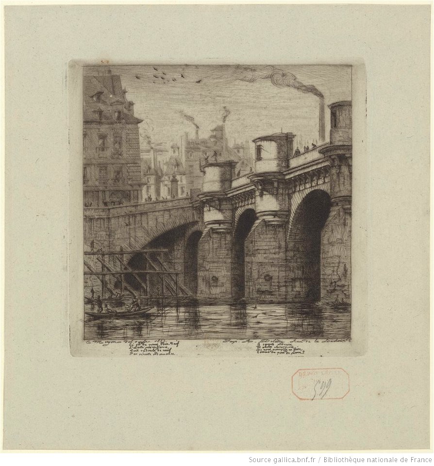 Meryon - Le Pont-Neuf, btv1b55002163k