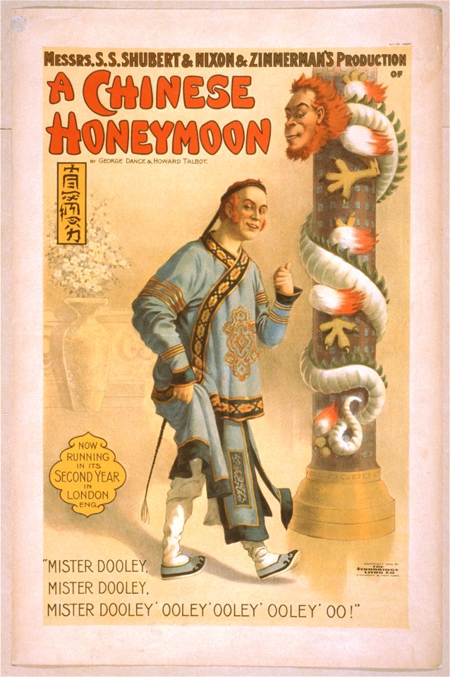 Messrs. S.S. Shubert & Nixon & Zimmerman's production of A Chinese honeymoon by George Dance & Howard Talbot. LCCN2014636731