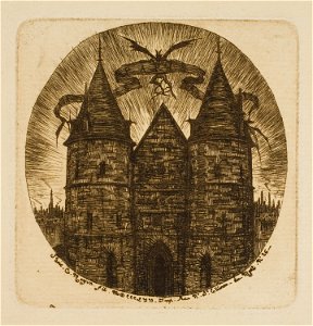 Meryon - The Old Gate of the Palais de Justice, Paris, 1938.1640