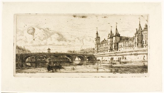 Meryon - Pont-au-Change, Paris, 1938.1645