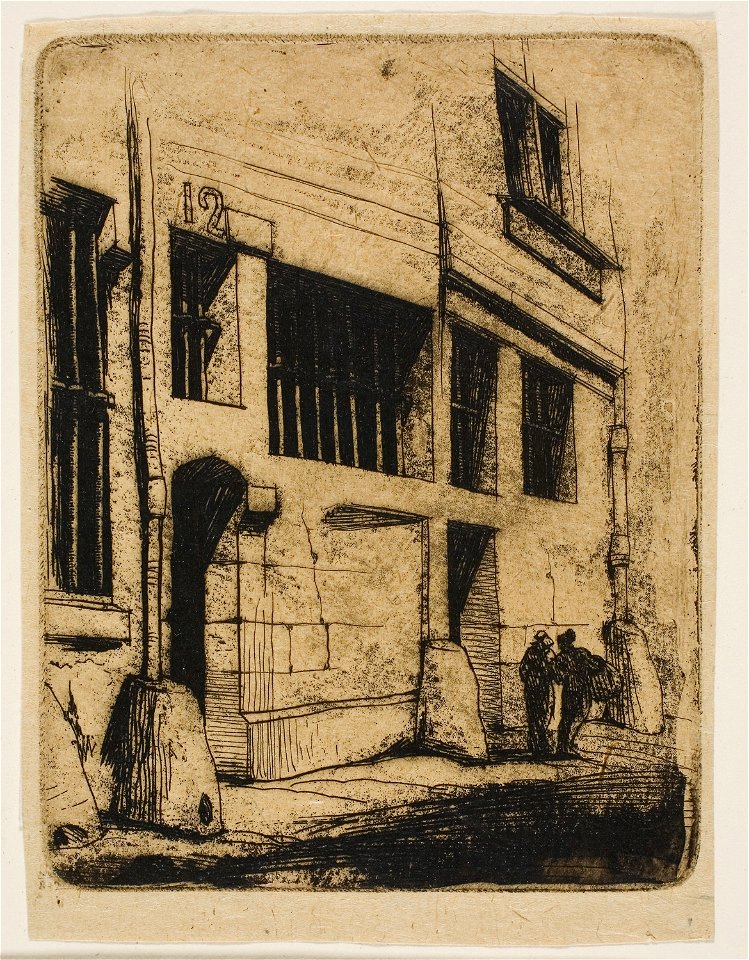 Meryon - La rue des Mauvais Garçons, 1909.265