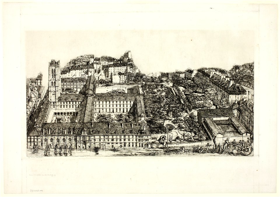Meryon - Collège Henry IV (or Lycée Napoléon), Paris, 1942.197