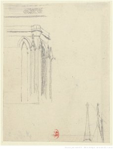 Meryon - Neuf croquis d'études pour Notre-Dame de Paris, btv1b55002636k