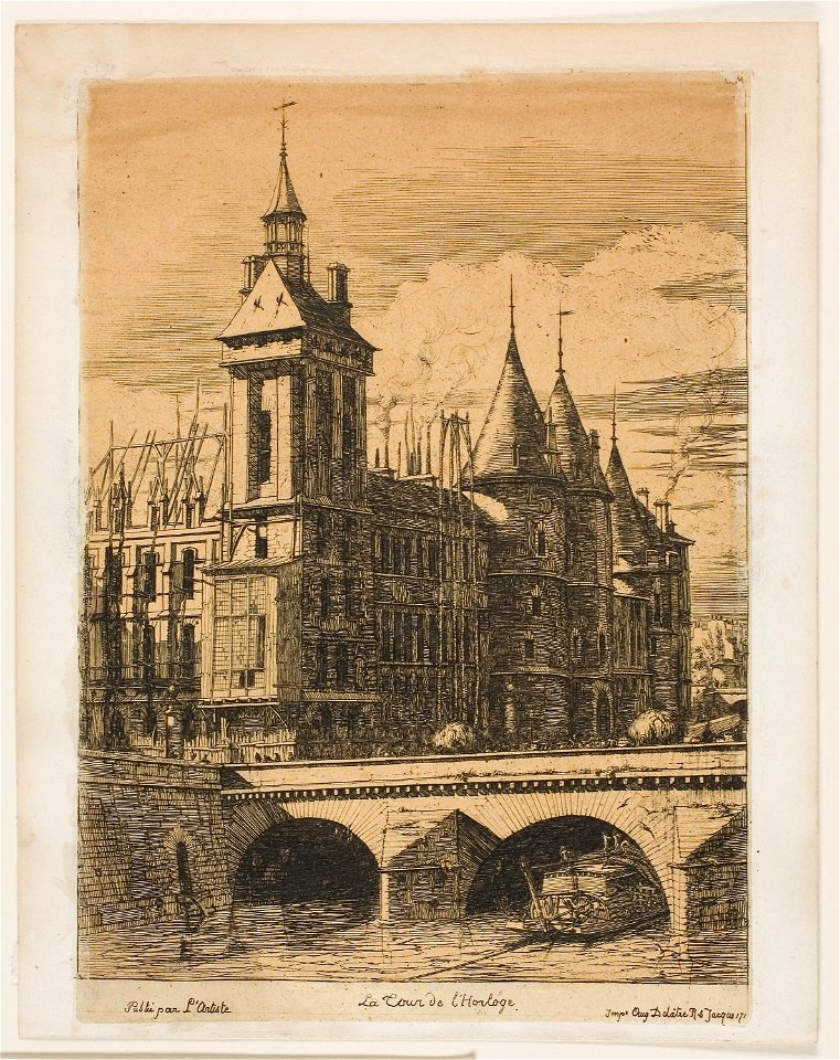 Meryon - The Clock Tower, Paris, 1927.4370