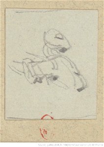Meryon - Neuf petits croquis études de matelots manoeuvrant, btv1b550021730, vue 9