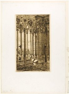 Meryon - The Gallery of Notre-Dame, Paris, 1945.439