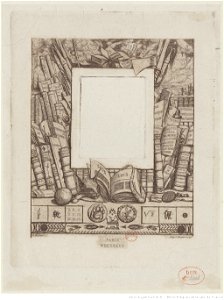 Meryon - Projet d'encadrement pour le portrait d'Armand Guéraud, btv1b55001101v