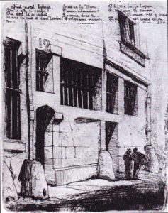 Meryon - La Rue des Mauvais Garcons - 1854