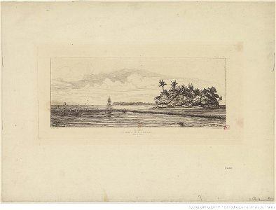 Meryon - Océanie, pêche aux palmes, btv1b55001099s