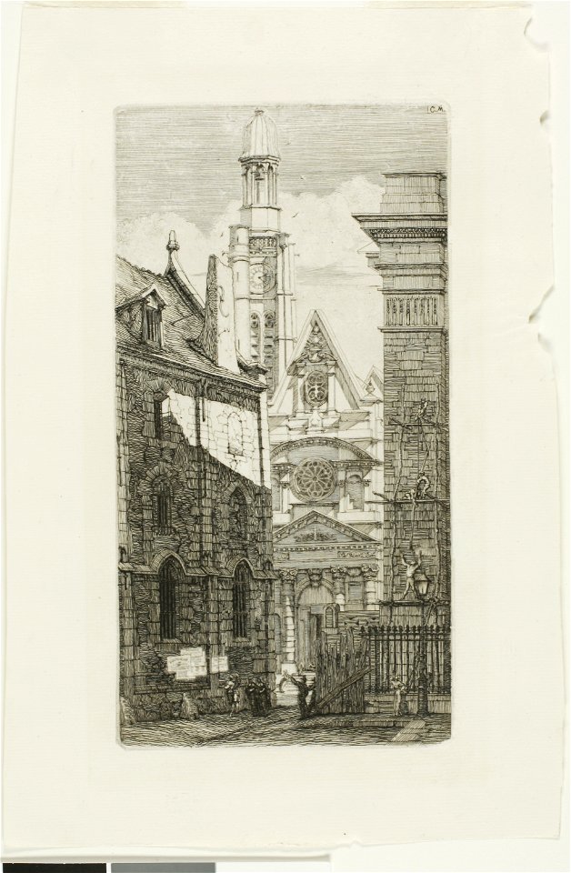 Meryon - Church of St. Etienne du Mont, Paris, 1991.873