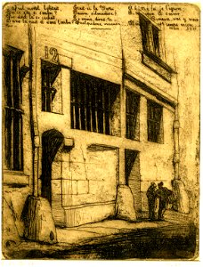 Meryon - La rue des Mauvais Garçons, Paris, 1862,1011.692