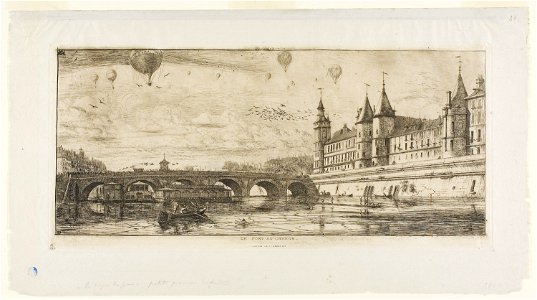 Meryon - Pont-au-Change, Paris, 1910.498