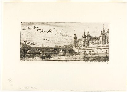 Meryon - Pont-au-Change, Paris, 1909.279