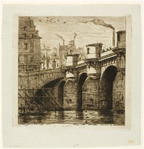 Meryon - Pont-Neuf, Paris, 1952.1088