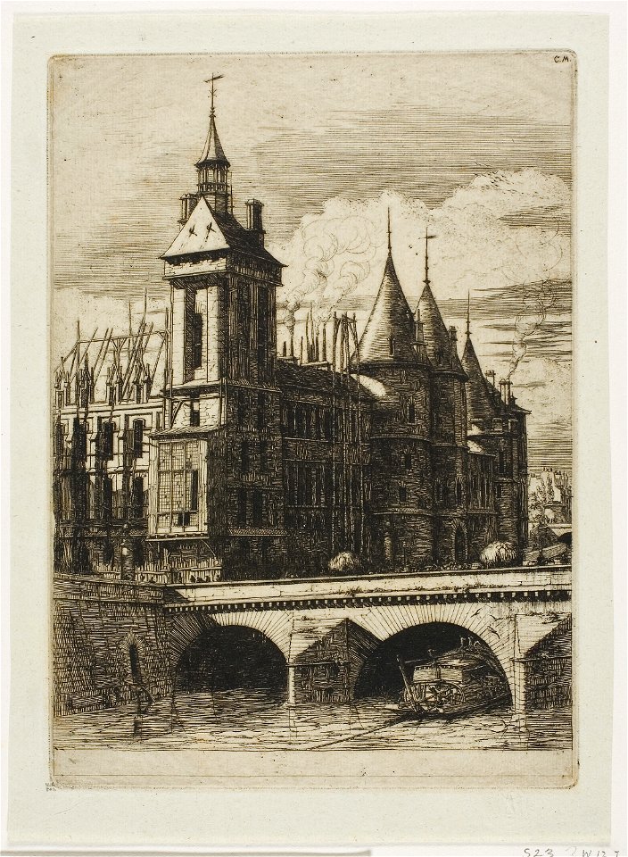 Meryon - The Clock Tower, Paris, 1909.266