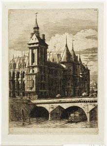 Meryon - The Clock Tower, Paris, 1909.266