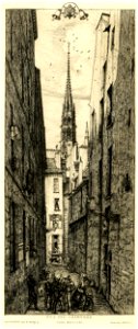 Meryon - La Rue des Chantres, Paris, 1865,0114.131