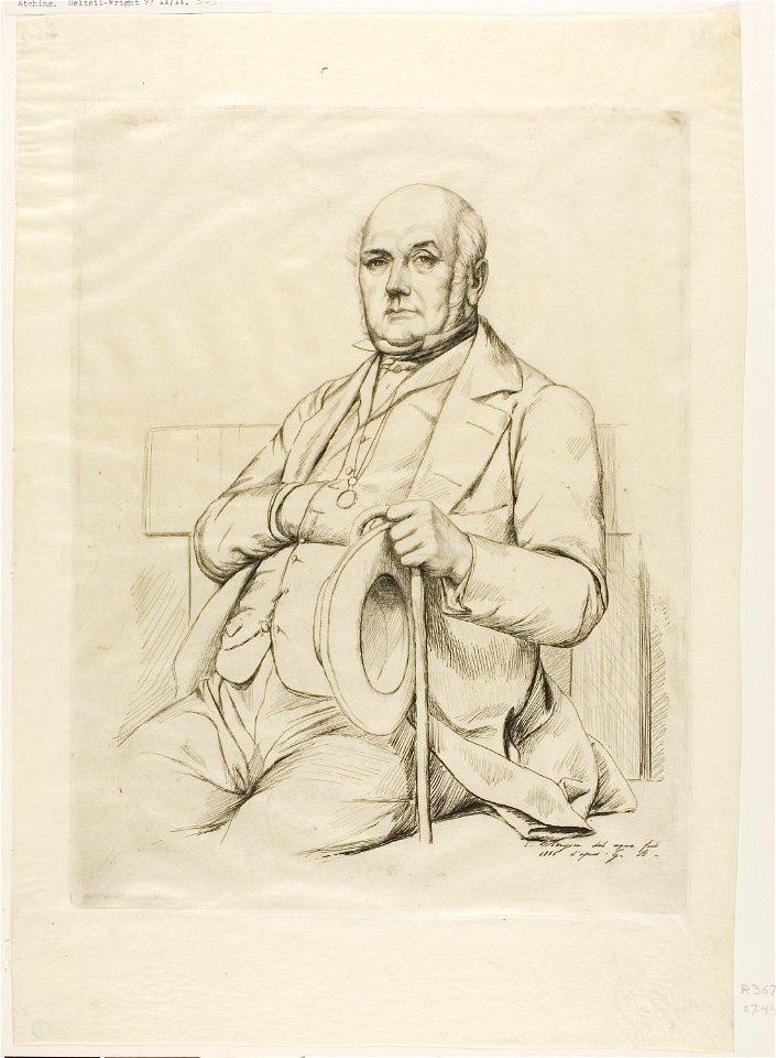 Meryon - Portrait of Casimir le Conte, 1927.4409