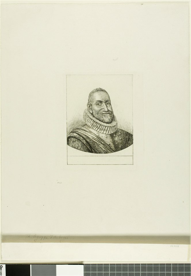 Meryon - Portrait of Th. Agrippa d’Aubigné, 1917.758