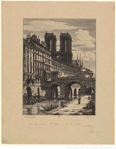 Meryon - Le petit pont, 2e état, btv1b550021713