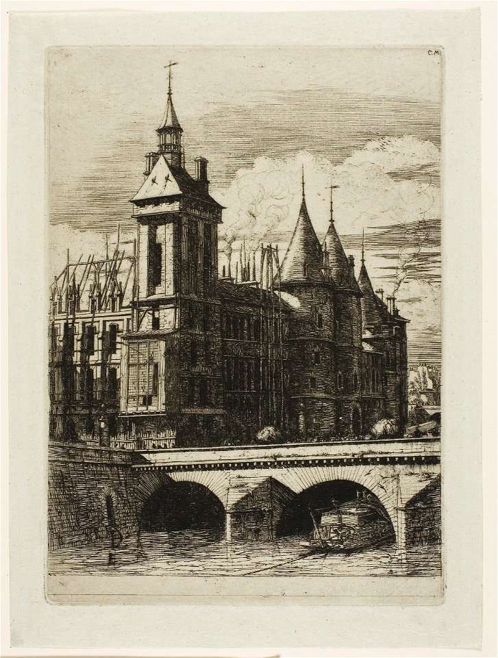 Meryon - The Clock Tower, Paris, 1938.1660