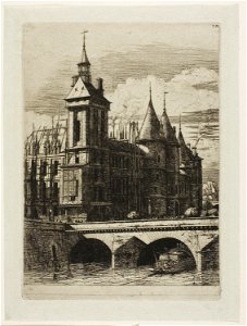 Meryon - The Clock Tower, Paris, 1938.1660