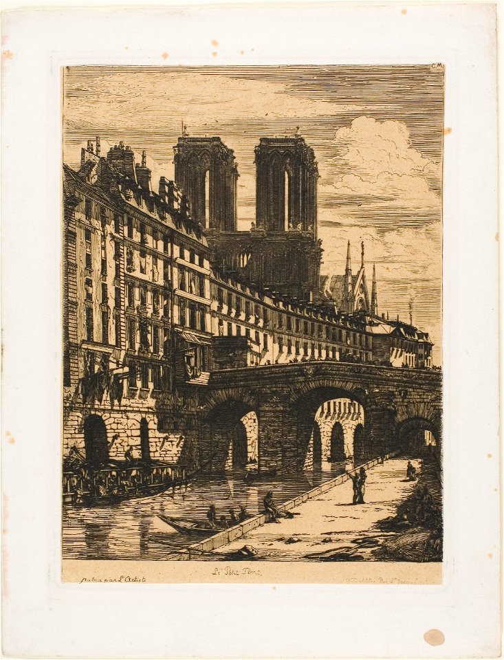 Meryon - Le Petit Pont, Paris, 1945.440